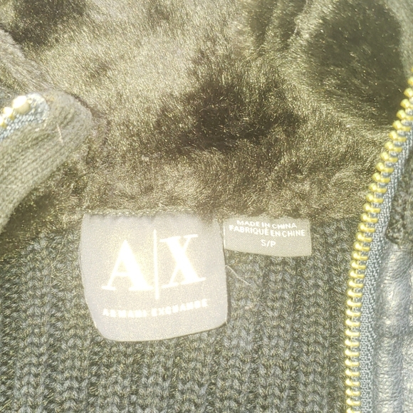 Vintage A/X Armani Exchange faux fur vest - Picture 2 of 8